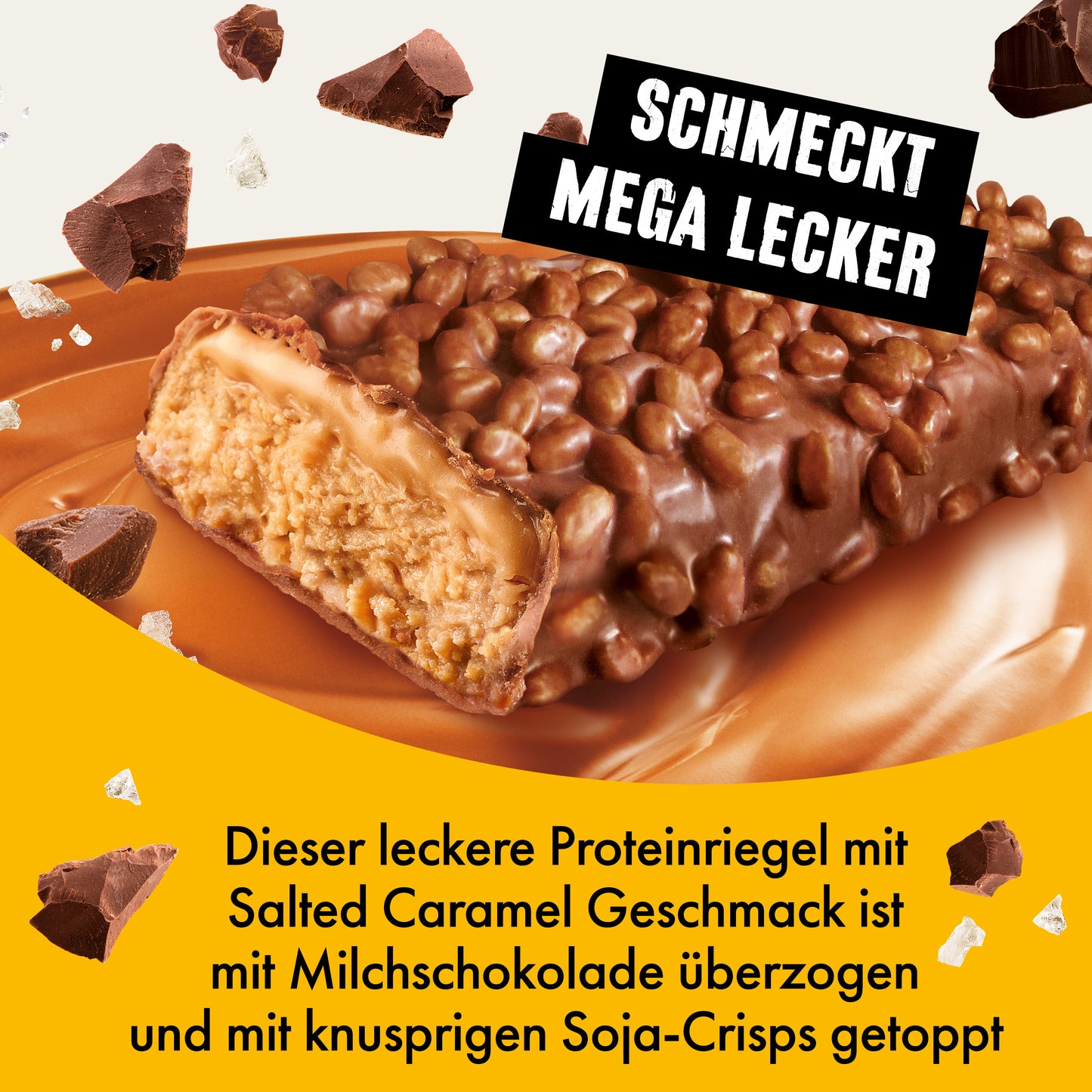 Chocolate Salted Caramel Proteinriegel